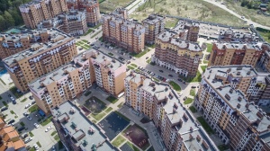 ЖК «Пятницкие кварталы» с высоты птичьего полёта.